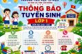 Trường tiểu học Tô Hiệu thông báo tuyển sinh lớp 1